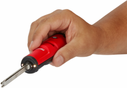 Punchdown Tool with Extended Reach 110 Blade, 10.65 Inch Length, Integrated LED Light