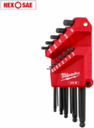 13-Piece SAE Ball End L-Key Set, Includes Sizes 0.050" to 3/8"