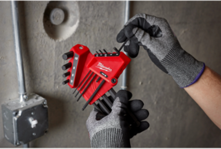 9-Piece Metric Ball End L-Key Set, Includes Sizes 1.5-10mm, Steel Construction