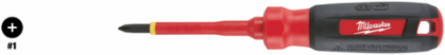 #1 Phillips 3 Inch 1000 V Insulated Screwdriver, Dual Layer Insulation