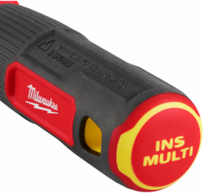 4-in-1 1000V Insulated Slim Tip Screwdriver, 12.68 Inch Length, 5 Inch Handle