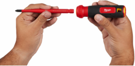 4-in-1 1000V Insulated Slim Tip Screwdriver, 12.68 Inch Length, 5 Inch Handle