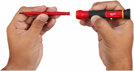 1000V Insulated 8-in-1 Precision Multi-Bit Screwdriver Set, 6.75 Inch Length