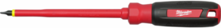 1/4 Inch Slotted Screwdriver, 6 Inch Length, 1000 V Insulated