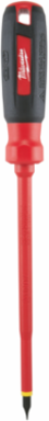 3/16 Inch Cabinet 1000 V Insulated Screwdriver, 6 Inch Shaft Length
