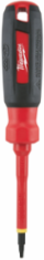 #1 Square 3 Inch 1000V Insulated Screwdriver, Polycarbonate Handle
