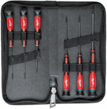 6-Piece Torx Precision Screwdriver Set with Chrome Finish and Case