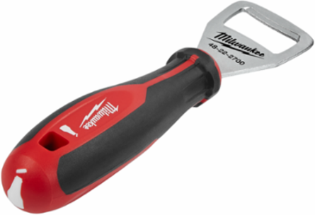 Heavy Duty Bottle Opener with Tri-lobe Handle and Wire Stripper