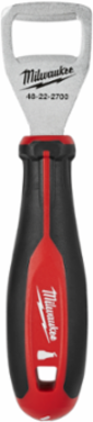 Heavy Duty Bottle Opener with Tri-lobe Handle and Wire Stripper