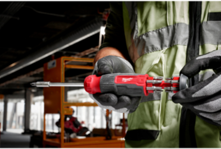14-in-1 Multi-Bit Screwdriver with 1/4 Inch Hex Shank, 15 Pieces