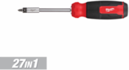 27-in-1 Multi-Bit Screwdriver with 1/4 Inch Hex Shank and 15 Bits