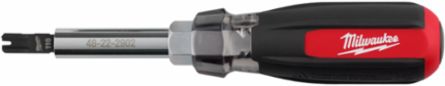 9-in-1 Punchdown Multi-Bit Screwdriver, 7.54 Inch Length, Cushion Grip Handle