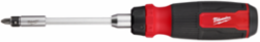 27-in-1 Ratcheting Multi-Bit Screwdriver with 10 Inch Length and 1/4 Inch Hex Shank