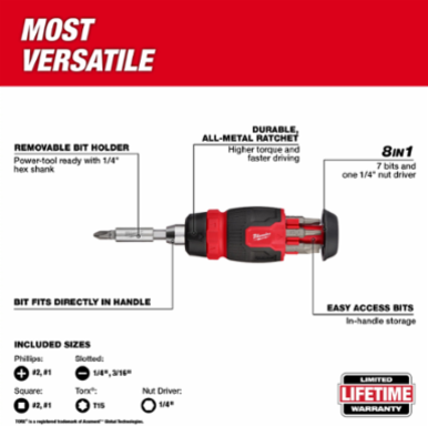 14-in-1 & 8-in-1 Ratcheting Multi-Bit Screwdriver Set, 24 Pieces