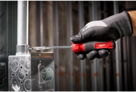 14-in-1 Multi-Bit Screwdriver with 1/4 Inch Hex Shank and In-Handle Bit Storage