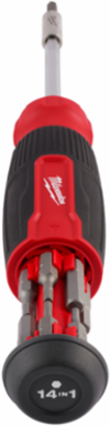 14-in-1 Hex Multi-Bit Screwdriver with 5.2 Inch Handle, 1/4 Inch Nut Driver