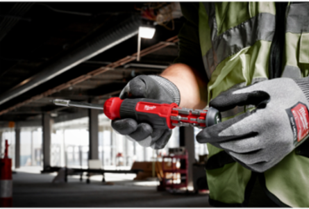 14-in-1 Hex Multi-Bit Screwdriver with 5.2 Inch Handle, 1/4 Inch Nut Driver