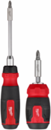 8-in-1 Compact Multi-Bit Screwdriver with 3.9 Inch Handle, Includes 7 Bits