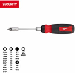 27-in-1 Ratcheting Multi-Bit Screwdriver with 1/4 Inch Hex Shank