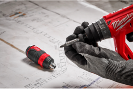 8-in-1 Ratcheting Multi-Bit Screwdriver with 1/4 Inch Hex Shank