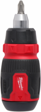 8-in-1 Ratcheting Multi-Bit Screwdriver with 1/4 Inch Hex Shank