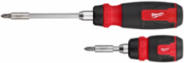 8-in-1 Ratcheting Multi-Bit Screwdriver with 1/4 Inch Hex Shank