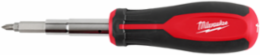 11-in-1 Magnetic Multi-Bit Screwdriver with Tri-Lobe Handle, 8 Bits & 3 Nut Drivers