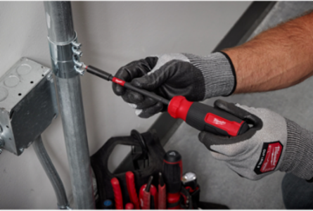 14-in-1 Multi-Bit Screwdriver with SHOCKWAVE Bits, Overmolded Handle, Magnetic Bit Holder