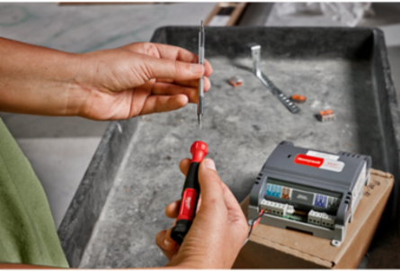 4-in-1 Precision Multi-Bit Screwdriver, 5.75 Inch Length, Overmolded Handle, Includes PH0, PH00, SL 1/8", SL 3/32" Bits