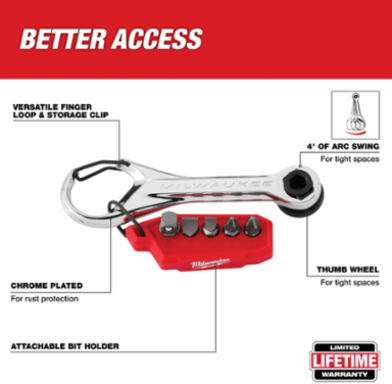 7-in-1 Multi-Bit Mini Ratchet