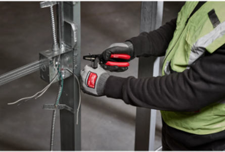 Compact Wire Stripper & Cutter 10-24 AWG, 3 Inch Handle Length