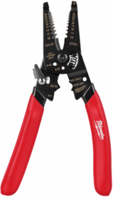 Multi-Purpose Wire Stripper & Cutter, 10-28 AWG, Reinforced Head, 4.13 Inch Handle