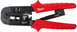 Ratcheting Crimper & Stripper for RJ22/RJ11/RJ45, 5 Inch Handle