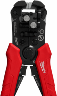 Self-Adjusting Wire Stripper & Cutter, Strips 10-20 AWG Solid, 12-22 AWG Stranded