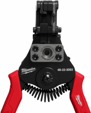 Automatic Wire Stripper & Cutter, Strips 8-20 AWG, Cuts 8 AWG Copper, 6.44 Inch