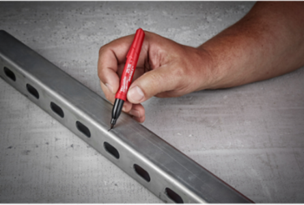 INKZALLTM Black Fine Point Marker, Fine Point Tip, Clog Resistant, Quick Drying