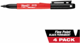 4PK INKZALL™ Black Fine Point Marker