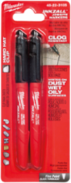 2PK INKZALL™ Black Fine Point Marker