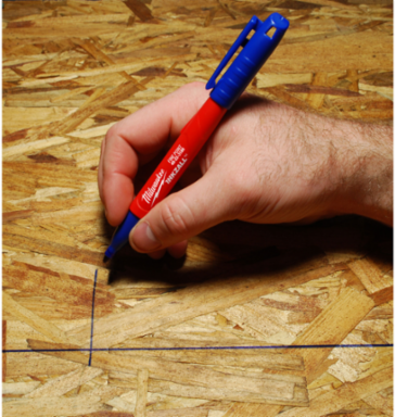 INKZALL Blue Fine Point Markers, 5.5 Inch, Quick Dry, Wear Resistant Tip