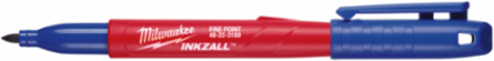 INKZALL Blue Fine Point Markers, 5.5 Inch, Quick Dry, Wear Resistant Tip