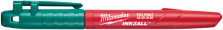 INKZALL Green Fine Point Marker, 5.5 Inch, Wear Resistant Tip