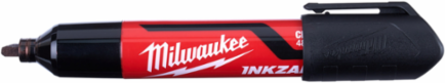 INKZALL™ Large Chisel Tip Black Marker, Clog Resistant, Quick Dry Ink
