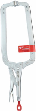 18 Inch Locking C-Clamp with Swivel Jaws, 400 lbs Clamping Strength, Forged Alloy Steel
