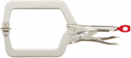 9 Inch Locking C-Clamp with Swivel Jaws, 400 lb Clamping Strength