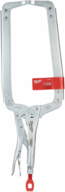 18 Inch Locking Clamp with Regular Jaws, 400 lbs Clamping Strength, Forged Alloy Steel