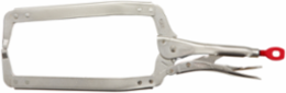 18 Inch Locking Clamp with Regular Jaws, 400 lbs Clamping Strength, Forged Alloy Steel