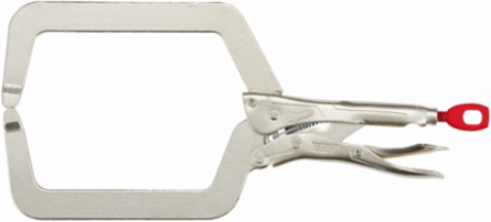 9 Inch Locking C-Clamp with 4.75 Inch Throat Depth and 400 lbs Clamping Strength