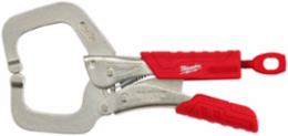 6 Inch Locking C-Clamp with Regular Jaws, Forged Alloy Steel, 2.25 Inch Jaw Width