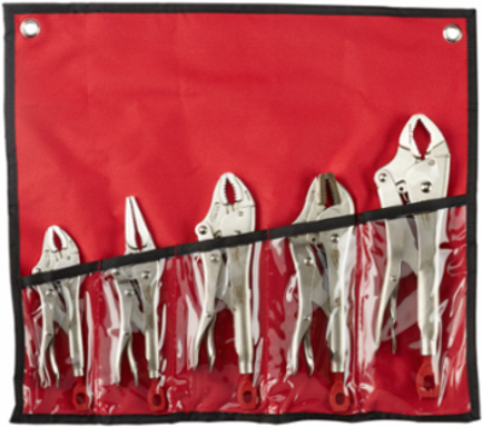 5-Piece TORQUE LOCK™ Locking Pliers Set with Forged Alloy Steel Construction