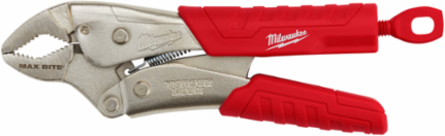 7 Inch Curved Jaw Locking Pliers, 1.5 Inch Jaw Capacity, Forged Alloy Steel